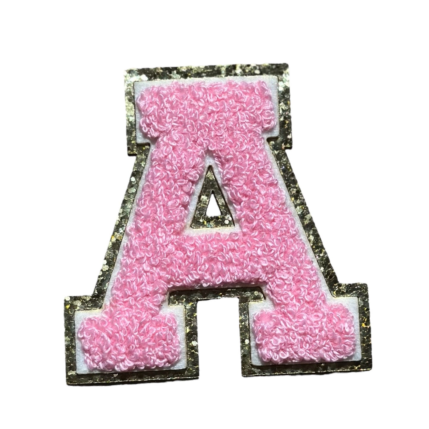 3.12" Light Pink Chenille Letters