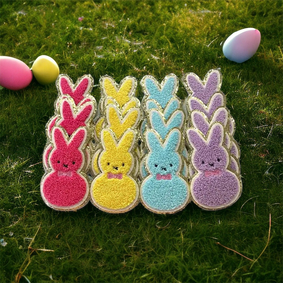 Peeps Easter Bunny Chenille Patch