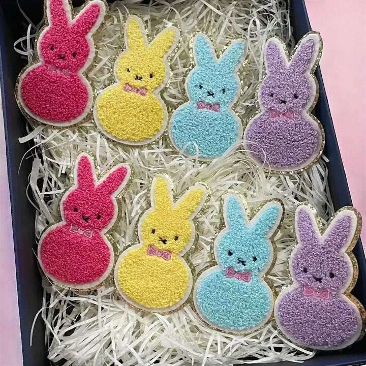 Peeps Chenille Easter Bunny Patch