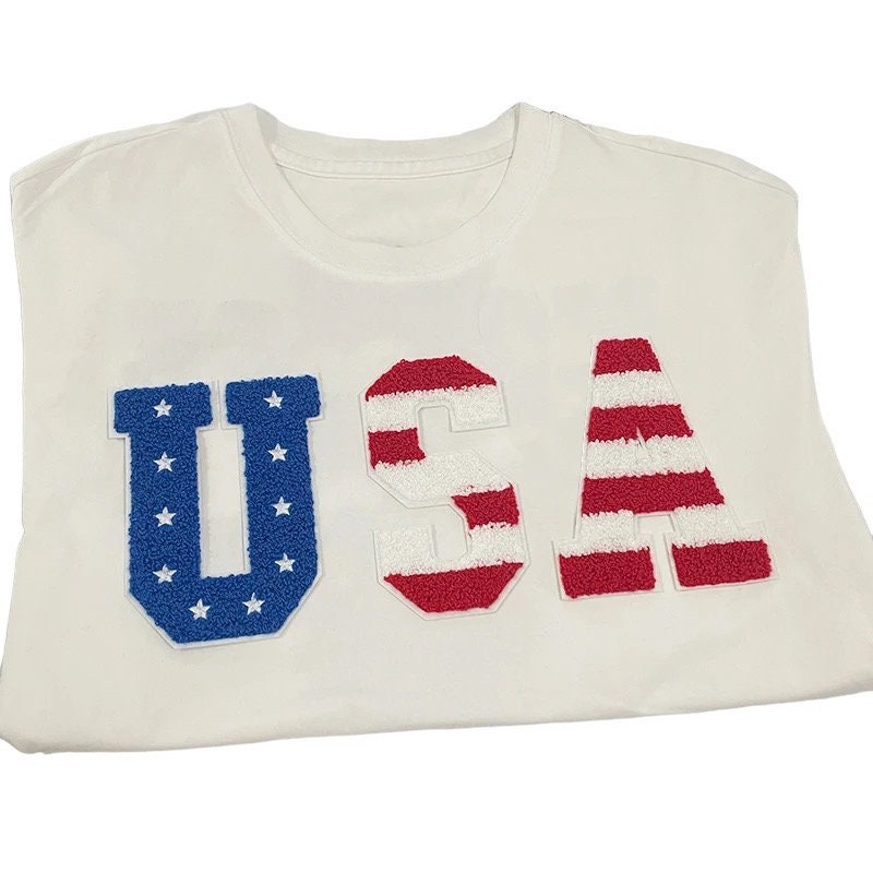 USA Large Chenille Letters