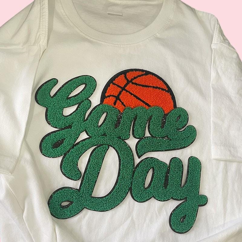 GAME DAY Basketball Chenille Patch