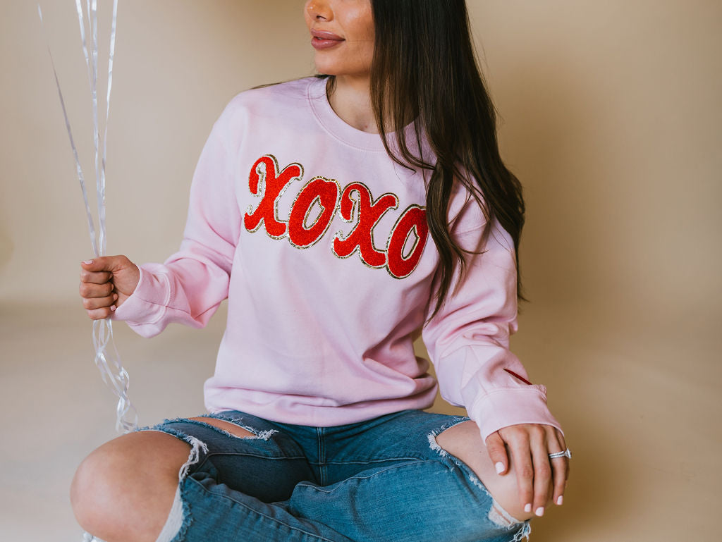 XOXO Valentine's Day Chenille Patch