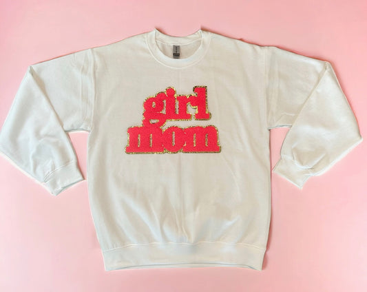 Girl Mom Chenille Patch