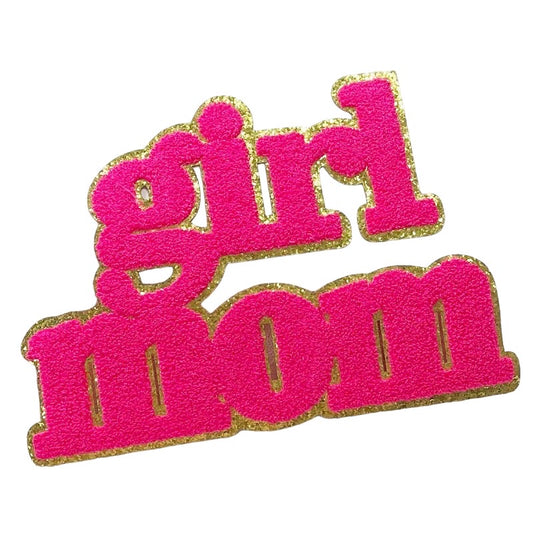 Girl Mom Chenille Patch