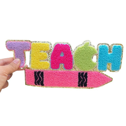 TEACH Chenille Patch