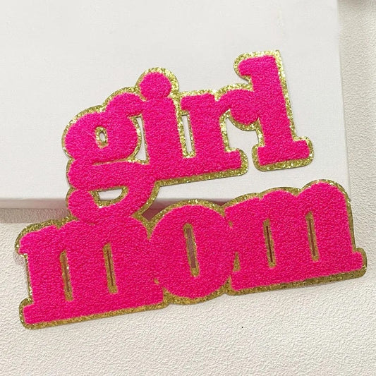 Girl Mom Chenille Patch