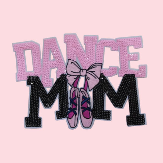Dance Mom Iron On Patch, Dance Sequin DIY Patch