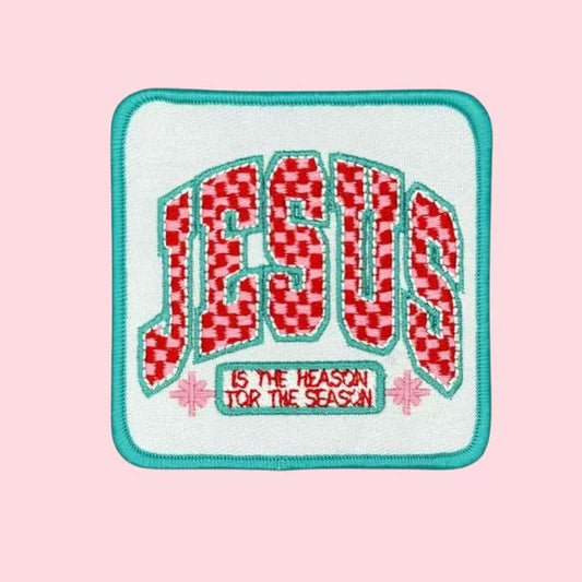 Jesus Is The Reason For The Season Iron On Patch