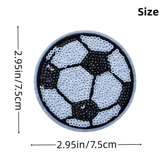 Sequin Soccer Ball Patch