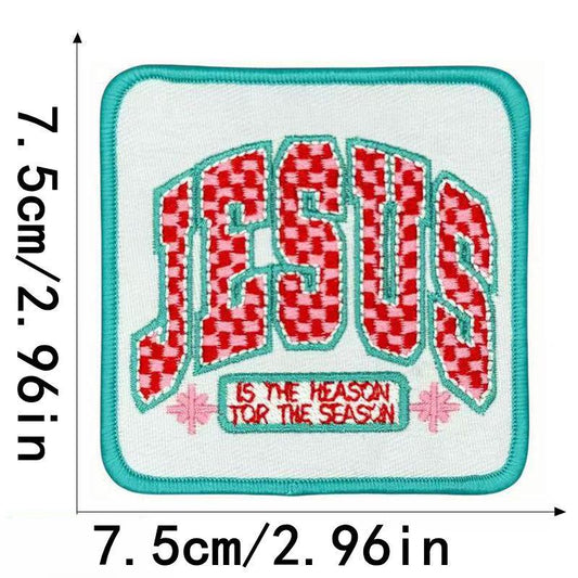 Jesus Is The Reason For The Season Iron On Patch