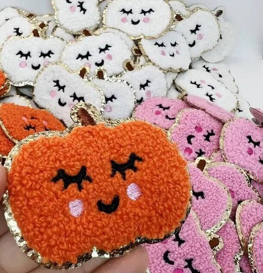 Pumpkin Chenille Patch
