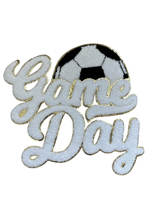 Soccer Game Day Chenille Patch