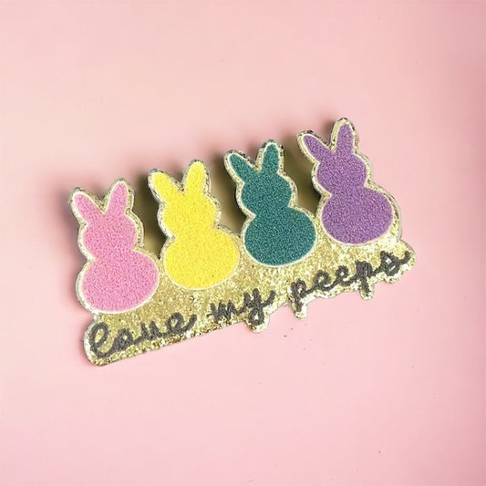 Love My Peeps Chenille Patch