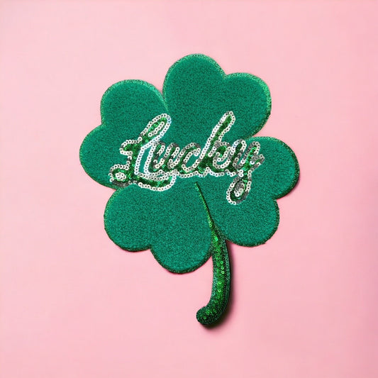 Lucky Clover St. Patrick's Day Chenille Patch