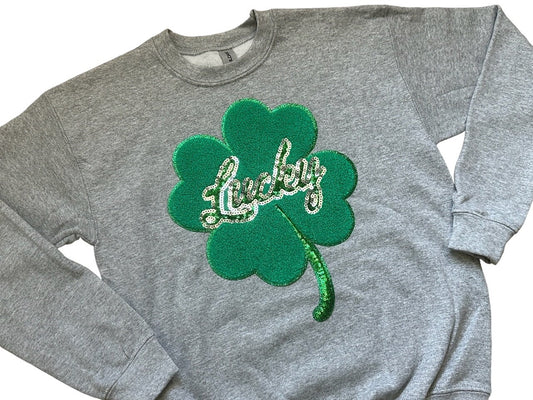 Lucky Clover St. Patrick's Day Chenille Patch